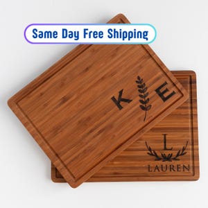 Tabla de cortar personalizada para regalar en bodas, inauguración de la casa, aniversarios, Día de la Madre. Tabla de cocina grabada a medida. Regalo de aniversario.