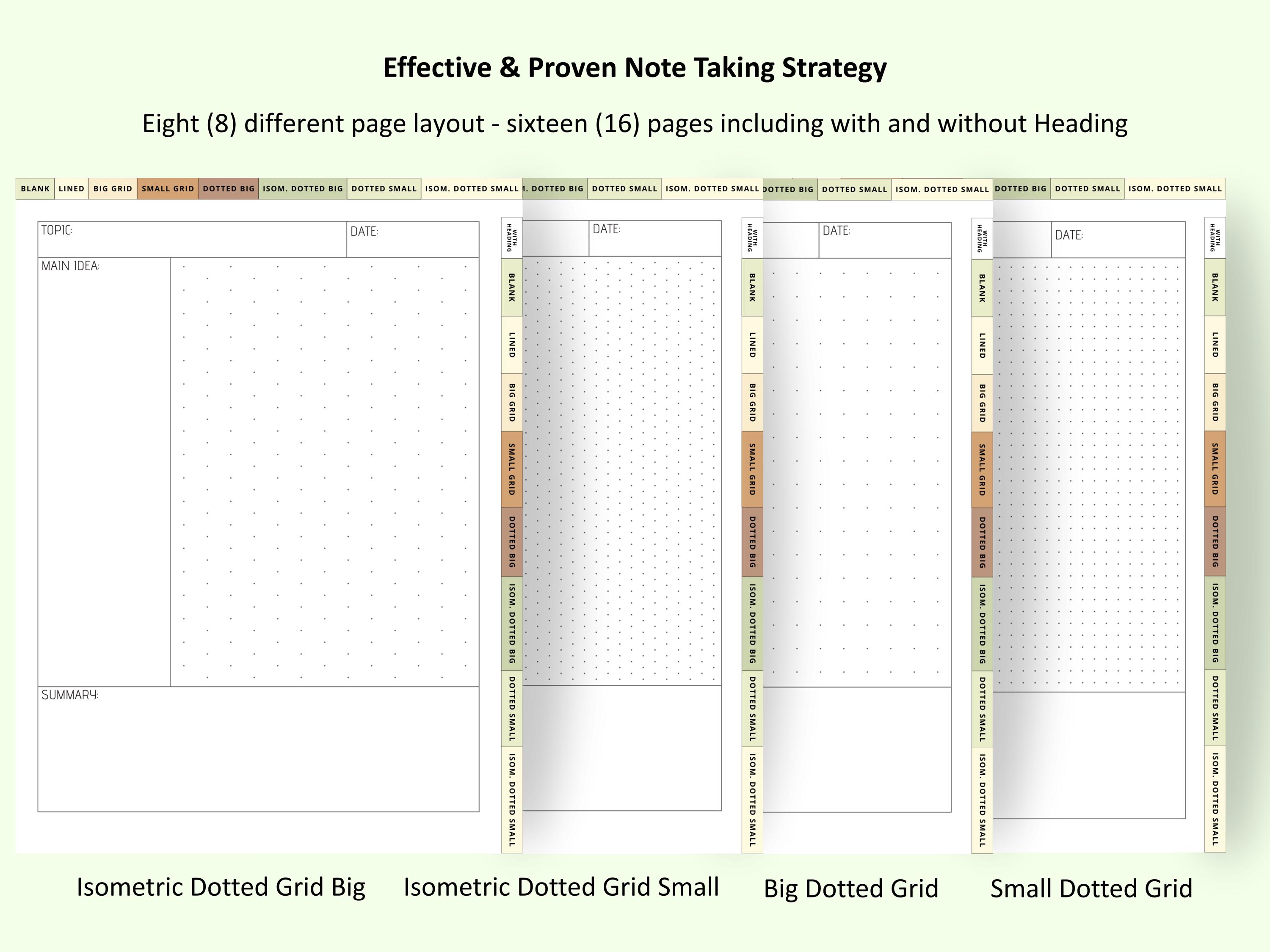 Cornell Notes Template for Remarkable Paper Pro (PDF) - Etsy