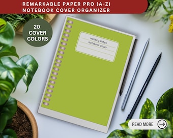 reMarkable Paper Pro ノートブックカバーオーガナイザー (PDF)