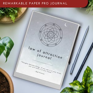 Law of Attraction Journal for Remarkable Paper Pro (PDF Download)