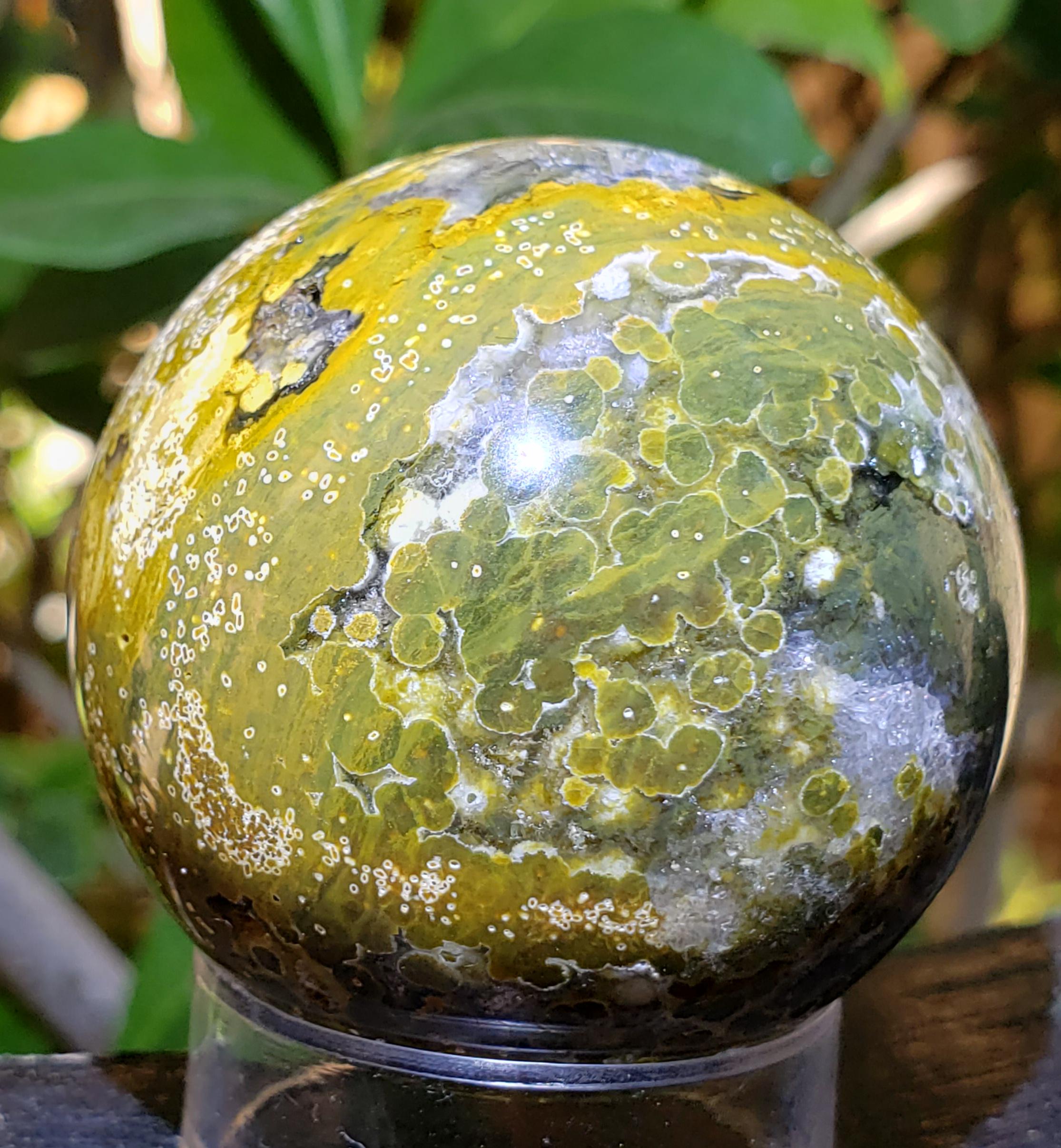 Ocean Jasper Sphere Vein 8 - Etsy
