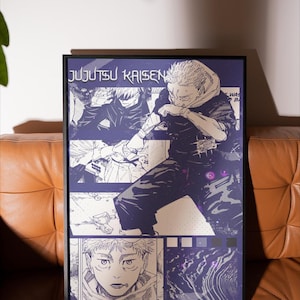 Jujutsu Kaisen &quot;Yuji Itadori&quot; Wall Art Poster| High Quality Anime Poster|