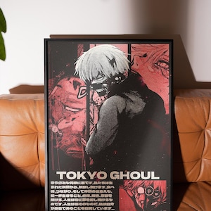 Tokyo Ghoul High Quality Anime Poster | Ken Kaneki Anime Poster|