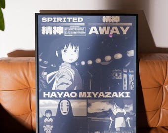 Studio Ghibli, Spirited Away, Anime Poster, High Quality Anime Poster, Spirted Away