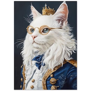 Cartoline di gatto Angora turco - Confezione da 10