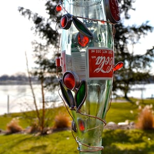 Trash to Treasure Hummingbird Feeder from Recycled Coca Cola Bottle