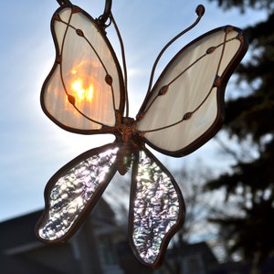Flying Butterflies Sun Catcher Sticker