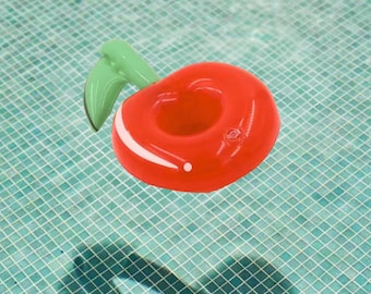 Pool Floatie Cherry Bachelorette Party Decor Cup Holder Float Cherry On Top Theme Decoration for Bach Party Pool Party Cherry Birthday Party