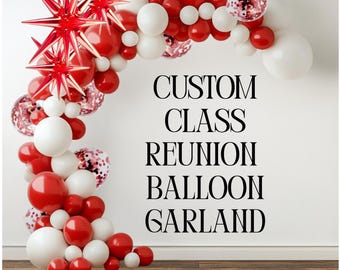 Class Reunion Balloon Arch Kits for Class Reunion Decoration High School Color Balloon Garland Party Decor for High School Reunion Decor