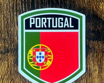Portugal-schildsticker: binnen/buiten/waterdicht - verschillende maten beschikbaar!