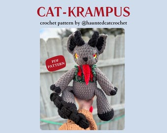 Cat Krampus Crochet Pattern