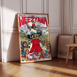 Wayne Plakat | Konzert Poster | Album Poster Druck | Album Cover Poster | Rap-Druck | Zimmer Dekor | Musik Geschenk | Musik Dekor