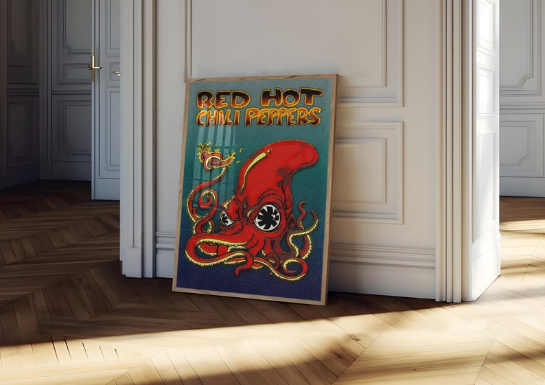 Red Hot Chili Peppers Poster Concert Poster Album Poster Print Album
