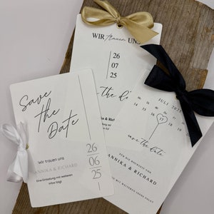 Save the Date Karten Hochzeit I Set = 20 Stück