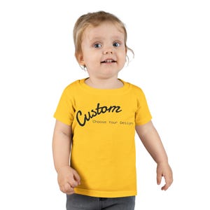 Custom Toddler T-shirt Personalized Shirt for Kids Choose Your Design Personal Kids Tshirt Custom \T Shirt Personalized Baby Clothes Custom