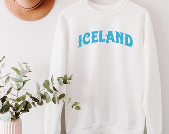 Sudadera Islandia: Tierra de fuego y hielo, estilo escandinavo