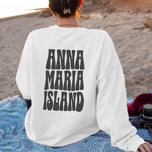 Sudadera playera AMI de Anna Maria Island, camisa estilo pulóver inspirada en el océano, Oceancore, unisex, ¡también en tallas grandes!
