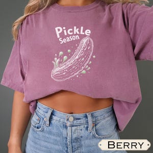 Pickle Season Shirt Comfort Colors Vintage Inspired Pickles T-Shirt Pickle Shirt Pickle Jar Foodie Shirt Women Christmas Gift Unisex