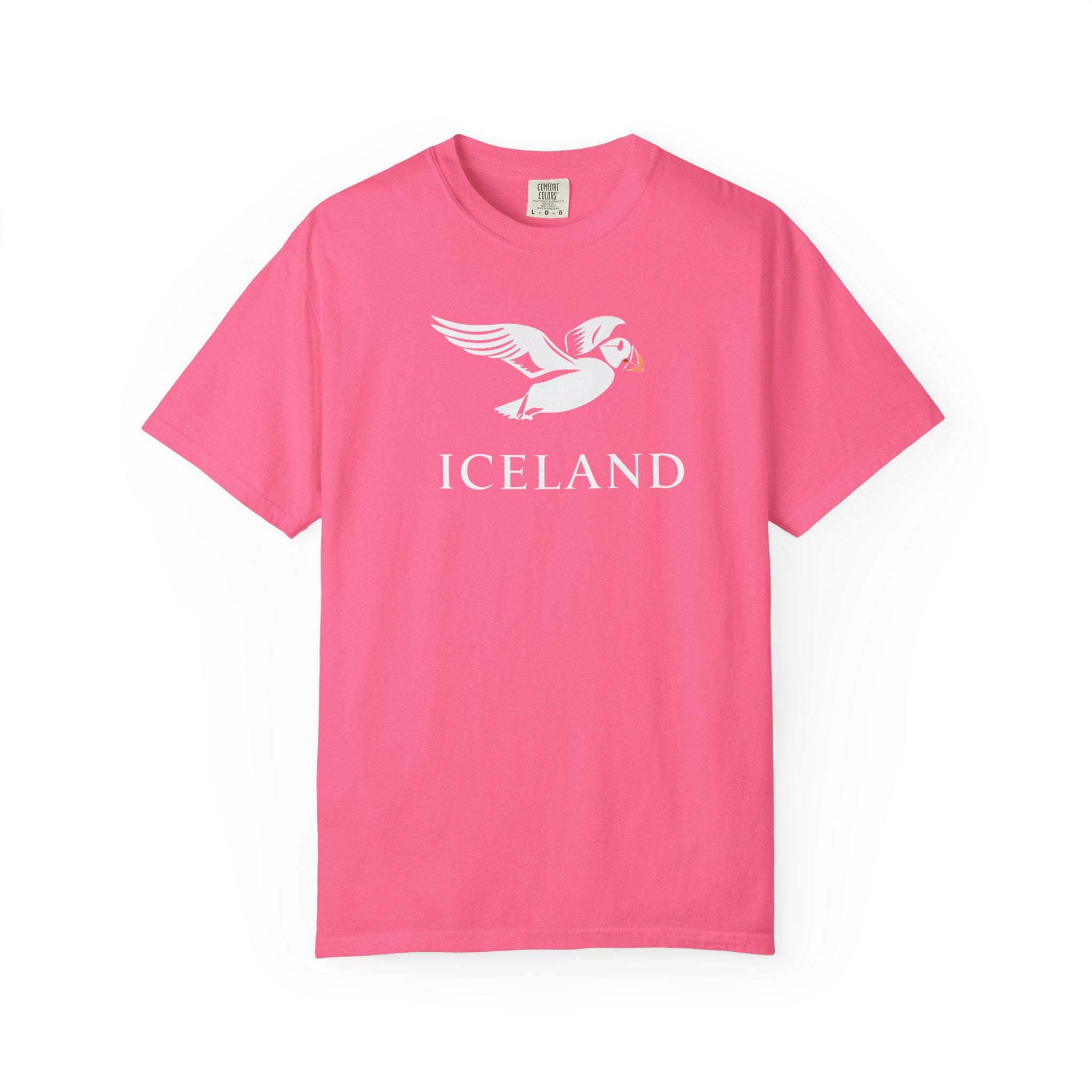 アイスランドパフィンTシャツ：ヴィンテージスタイルのユニセックスT 