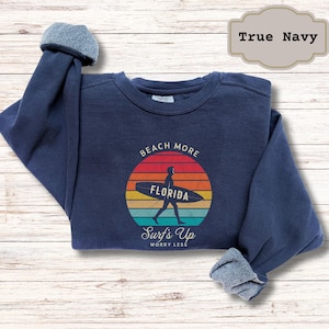 Florida Shirt Comfort Colors® West Palm Beach Sweatshirt, West Palm Beach Florida, Beachy Sweatshirt, Beachy Hoodie, Beach Sweatshirt Unisex