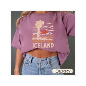Iceland Shirt Icelandic Tshirt Viking Shirt Scandinavian Top Reykjavik Clothes Volcano Apparel Unisex Plus Sizes too!