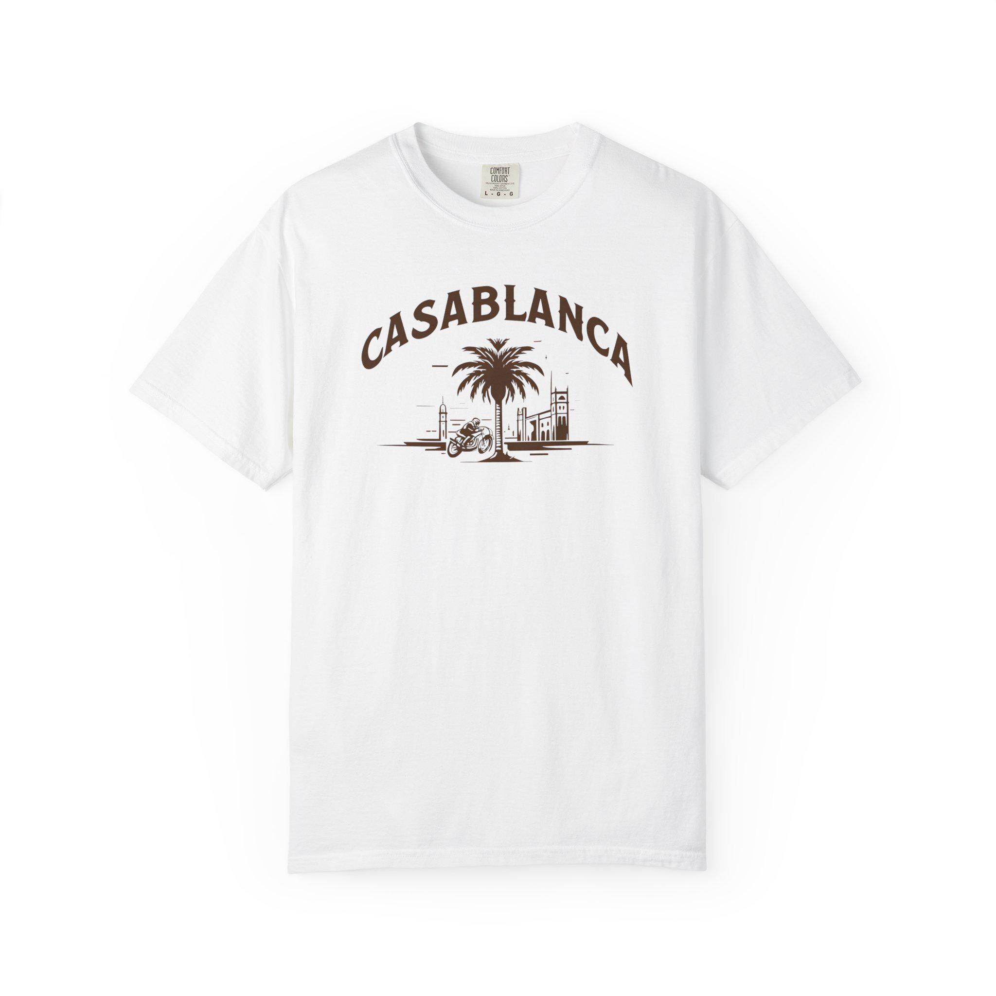 Casablanca Morocco T-shirt: Comfort Colors Unisex Tee, Africa