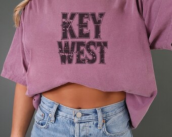 Camiseta de Key West, Florida: Camiseta de vacaciones con colores cómodos