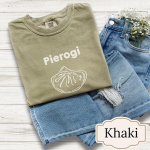 Pierogi Shirt Pierogi Crewneck Tshirt Funny Food Shirt Polish Food Gift Pittsburgh Apparel Polish Food T-Shirt Pierogi Day Fun Unisex