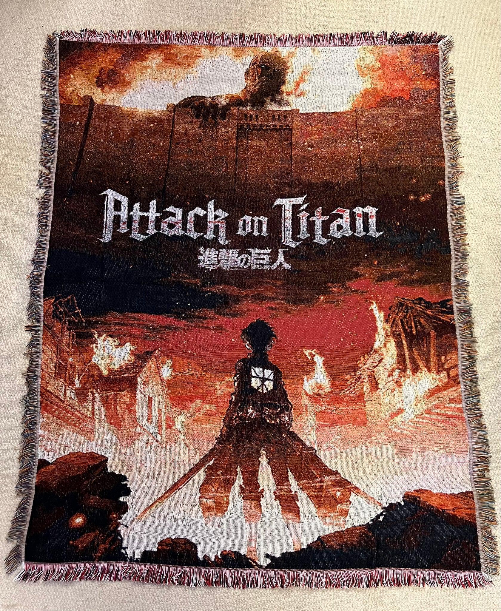 Attack on Titan Blanket - Etsy