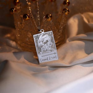 Blue-Eyes White Dragon Yu-Gi-Oh! Pendant Necklace | 925 Sterling Silver with 18” Chain | Optional 18K Gold Plated | Anime Jewelry Gift image 9