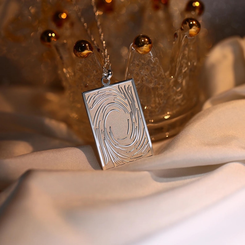 Blue-Eyes White Dragon Yu-Gi-Oh! Pendant Necklace | 925 Sterling Silver with 18” Chain | Optional 18K Gold Plated | Anime Jewelry Gift image 6