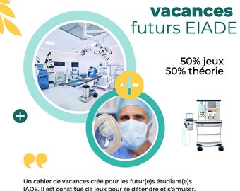 Cahier de vacances rentrée EIADE