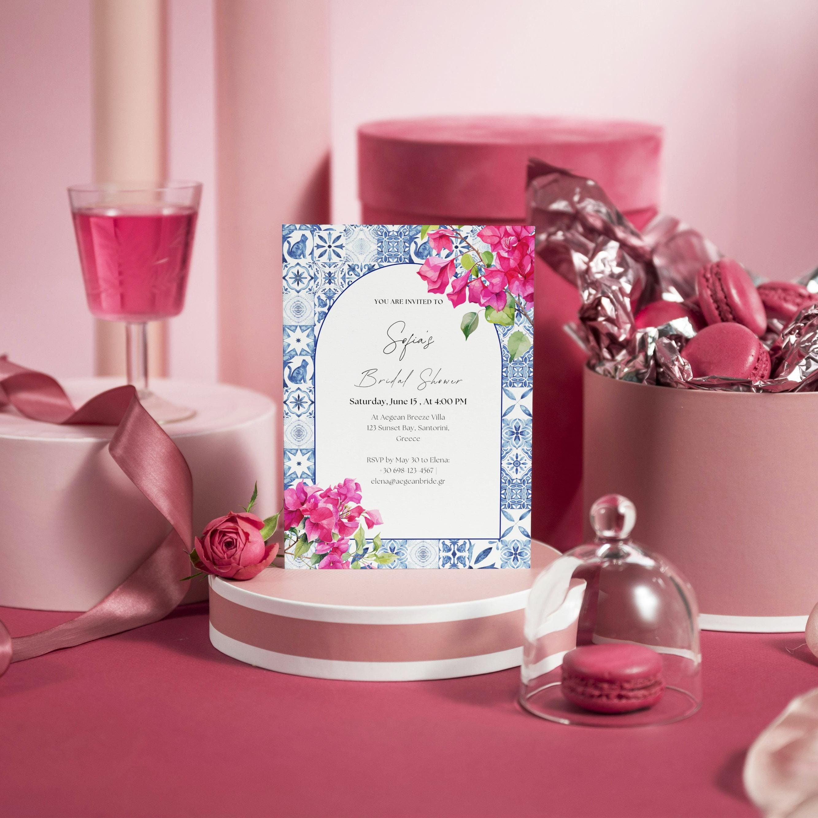 Santorini invitation España