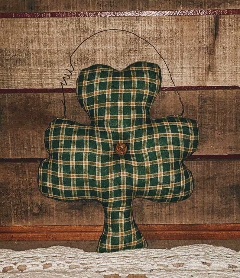 Farmhouse Primitive Country Shamrock St Patrick's Day Door Etsy