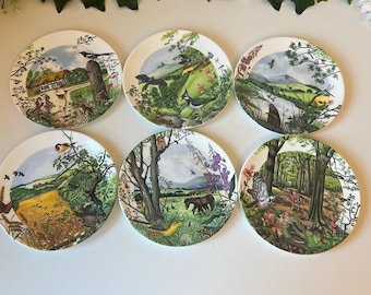 Pratos Wedgwood Vintage Countryside (1987–1989) — Vendidos individualmente