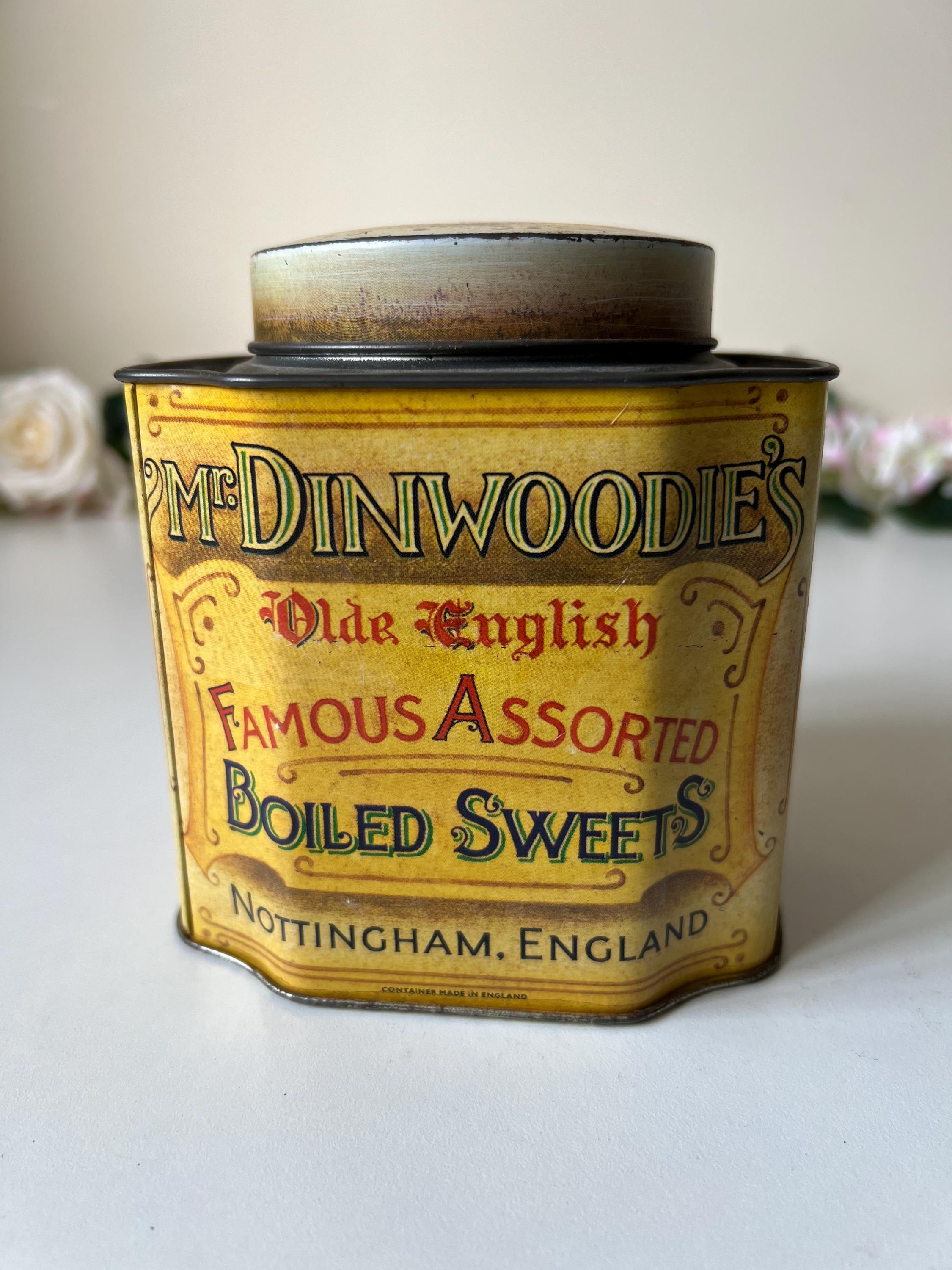 Antique candy tin - Etsy España