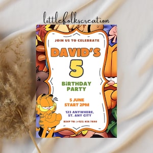 Editable Toddler Birthday Invitation Template, Toddler Party Invite, Kids Birthday, Boys & Girls Birthday Invitation Canva Template