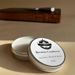 Cutting Board Conditioner | Beeswax | Board Butter (4oz can)