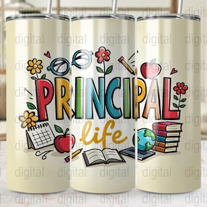 Principal Life Tumbler Wrap PNG, Tumbler Wrap Skinny dritto e conico da 20 once Download digitale, PNG originale gratuito incluso