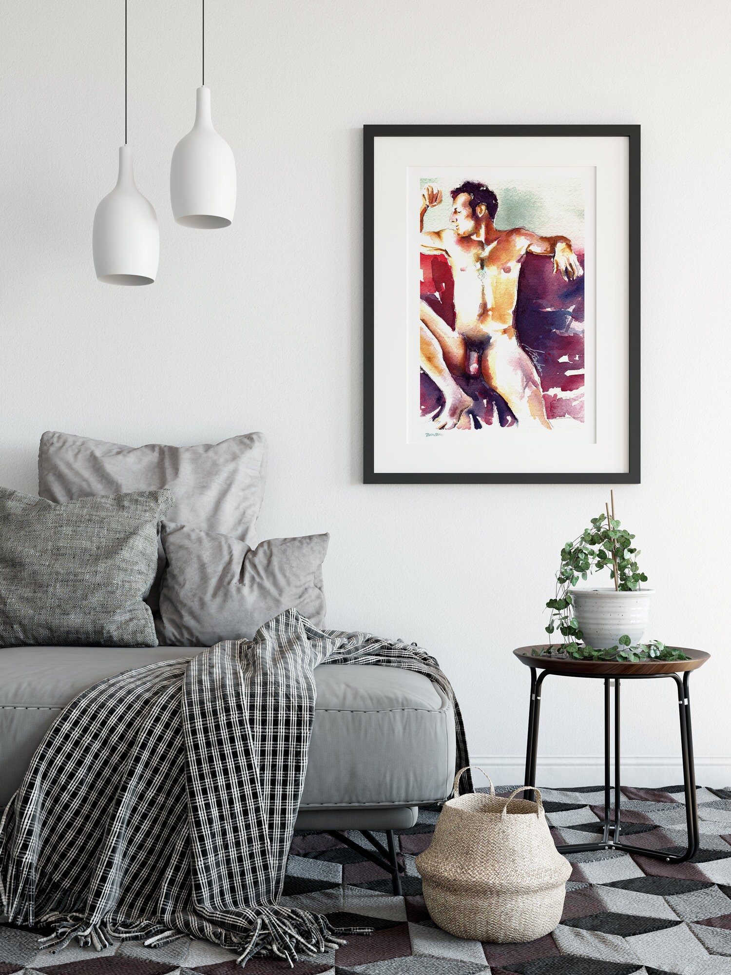 naked-men-art-male-figure-gay-art-print-erotic-art-painting-etsy-uk