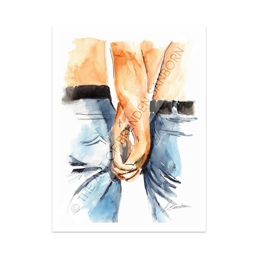 Love is Love - Men Holding Hands - Two-Tone Coffee Mugs, 15oz – The Art of  Brenden Sanborn