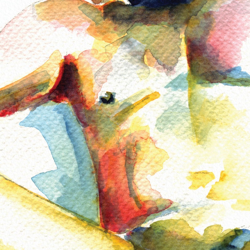 penis art Male Gay Art queer artist couple gifts for boyfriend watercolor fine arts mature cool prints gay artwork image 7