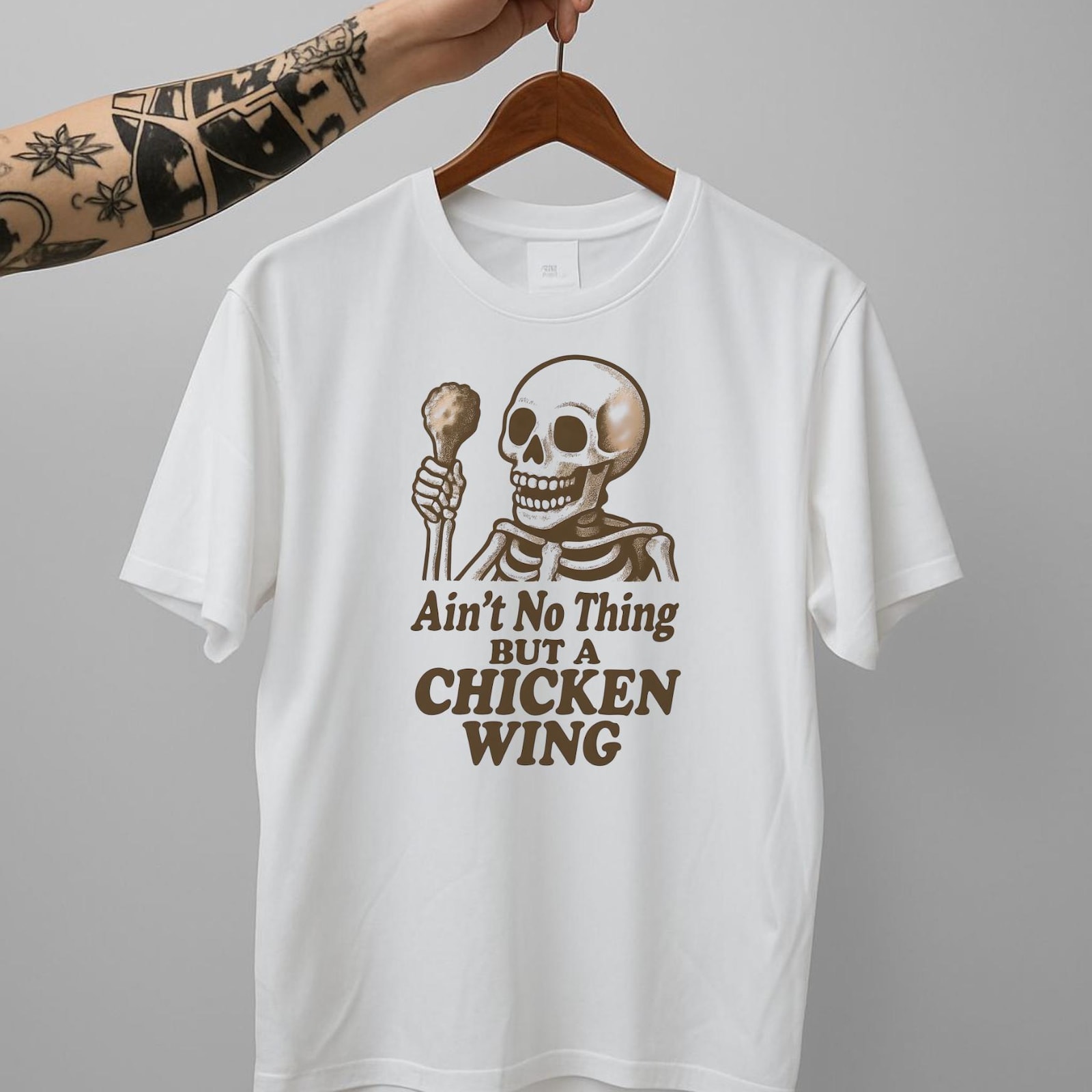 Chicken Nugget Shirt - Fried Chicken Shirt, Chicken Wing Shirt, lustiges Fast Food