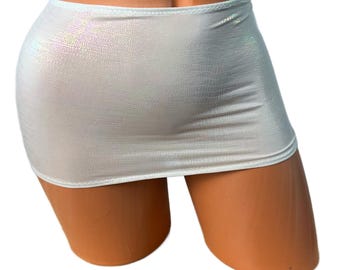 Schlangenprint Micro Mini Rock Schillernd: Exotische Tanzkleidung