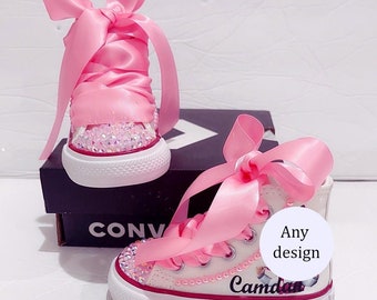 Custom Girls Sneakers: Personalized Birthday Shoes