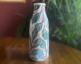 Tall Winterberry Vase