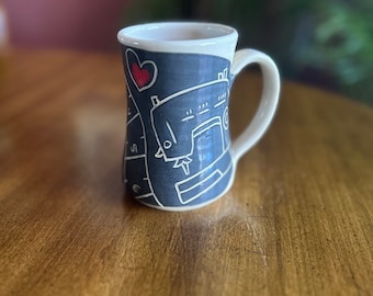 Small Sewing Mug / Gift for Seamstress / Tailor