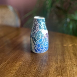 Small Blue Hydrangea Vase image 1