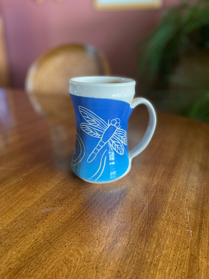 Blue Dragonfly Mug image 1