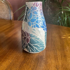 Small Blue Hydrangea Vase image 5